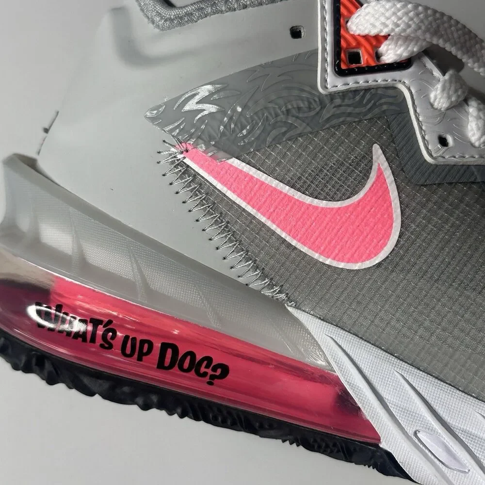 Nike LeBron React 18 Bugs vs Marvin Light Smoke Grey Brand New Boys 5